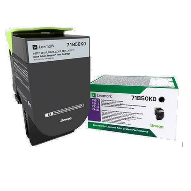 Lexmark Toner Black 71B50K0 FOR CS317, CS417, CX317, CX417
