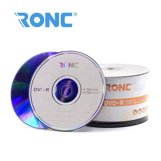 RONC 50 Pack Empty DVD R 16x 4.7GB