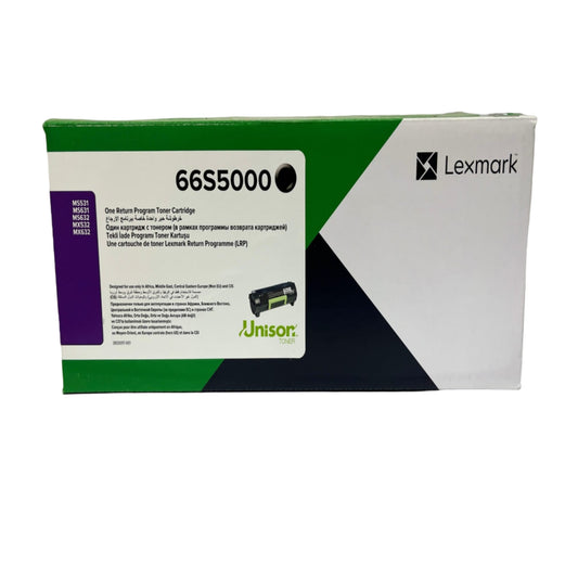 Lexmark 66S5000 Black Toner Cartridge