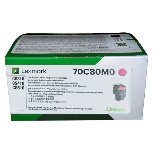 Lexmark Toner 70C80M0 Magenta (708M) FOR CS310/CS410/CS510