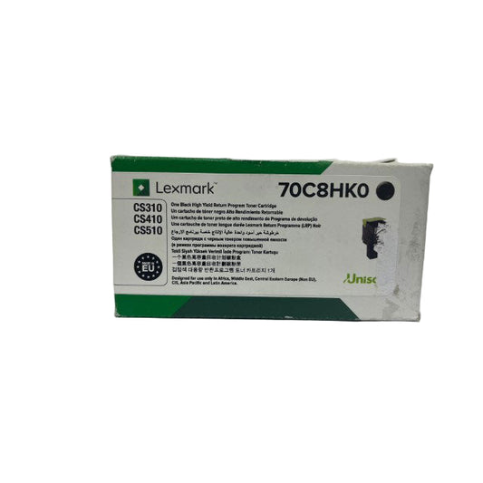 Lexmark 70C8HK0 Black High Yield Toner