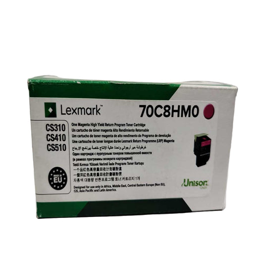 Lexmark 70C8HM0 Magenta High Yield Toner