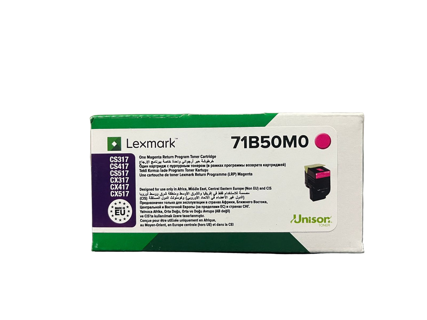 Lexmark Toner Magenta 71B50M0 for CS317, CS417, CX317, CX417