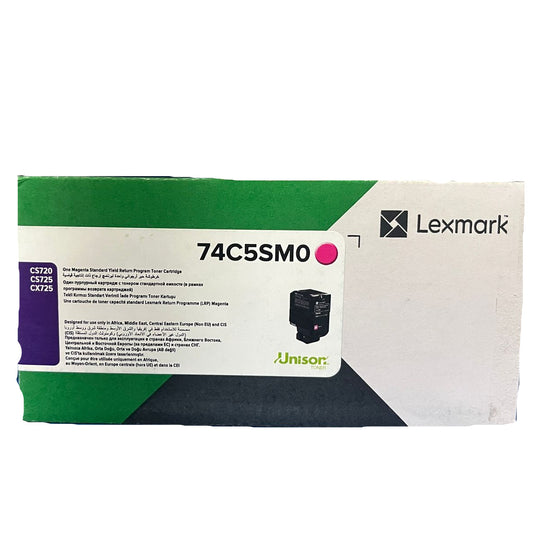 Lexmark Toner Magenta 74C5SM0 CS720, CS725, CX725 Standard