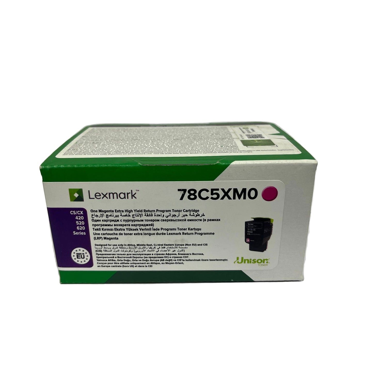 Lexmark Magenta Toner 78C5XM0 For CS421dn / CS521dn / CS622de