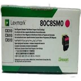 Lexmark Toner Magenta 80C8SM0 Std 2K FOR CX310, CX410, CX510