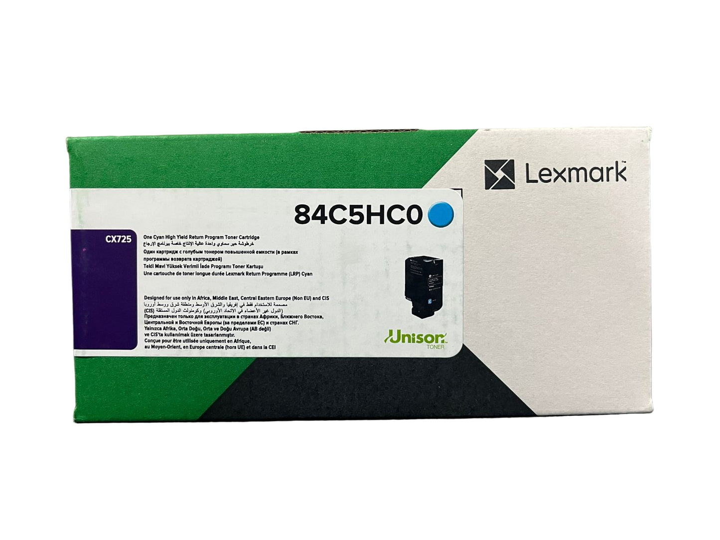 Lexmark Toner Cyan 84C5HC0 HY for CX725