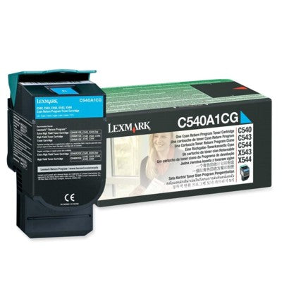 Toner Lexmark  Cyan C540A1CG FOR C540/C543/C544