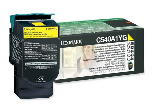 Toner Lexmark  Yellow C540A1YG FOR C540/C543/C544