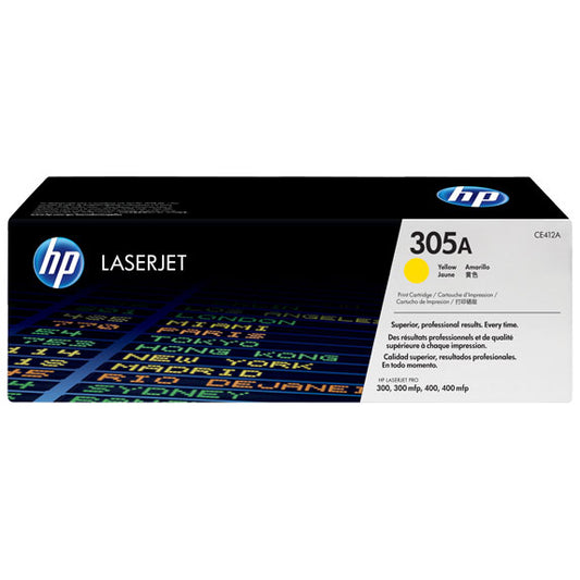 HP TONER  CE412A YELLOW 305