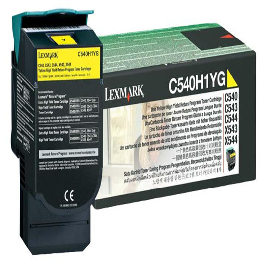 Toner Lexmark  Yellow C540H1YG FOR C540/C543/C544 HIGH YIELD