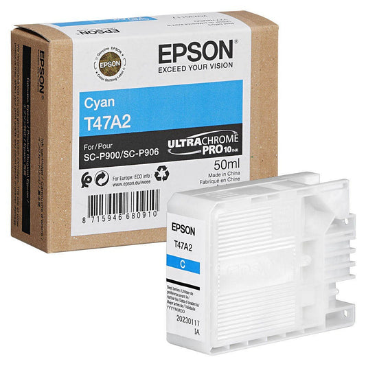 Epson Ink T47A2 Cyan Ultra Chrome 50ml