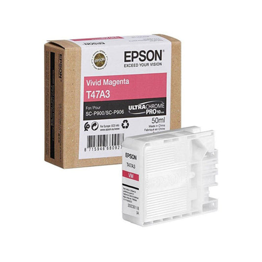 Epson Ink T47A3 Vivid Magenta Ultra Chrome 50ml