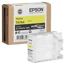 Epson Ink T47A4 Yellow Ultra Chrome 50ml