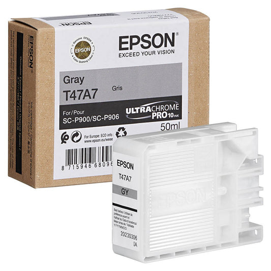 Epson Ink T47A7 Gray Ultra Chrome 50ml