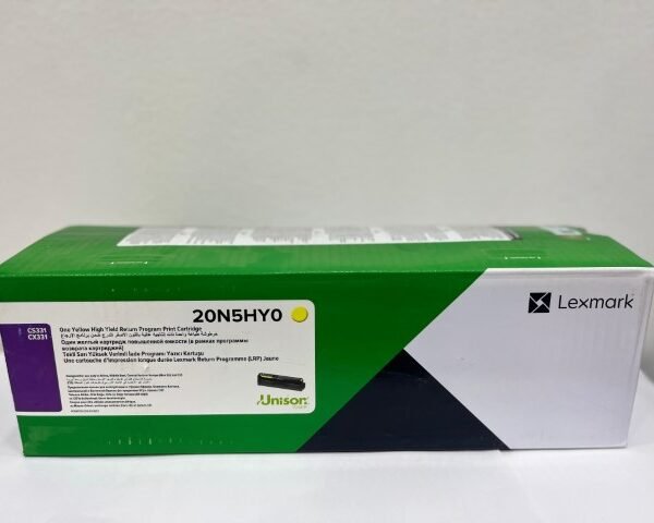 High Yield Lexmark Toner For CS331 / CX331 Yellow toner 20N5HY0