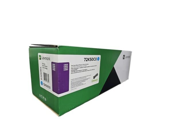 Lexmark Cyan Toner 72K50C0 For CS820de /CS820dte /CX820de /CX825de /CX860de /CX860dte Printers