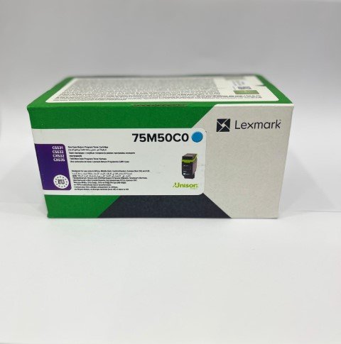 Lexmark Cyan Toner 75M50C0 For CS531, CS632, CX532, CX635