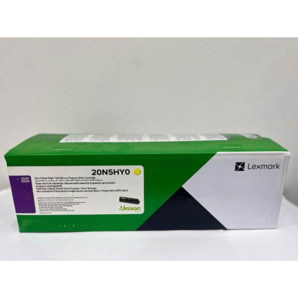 High Yield Lexmark Toner For CS331 / CX331 Yellow toner 20N5HY0