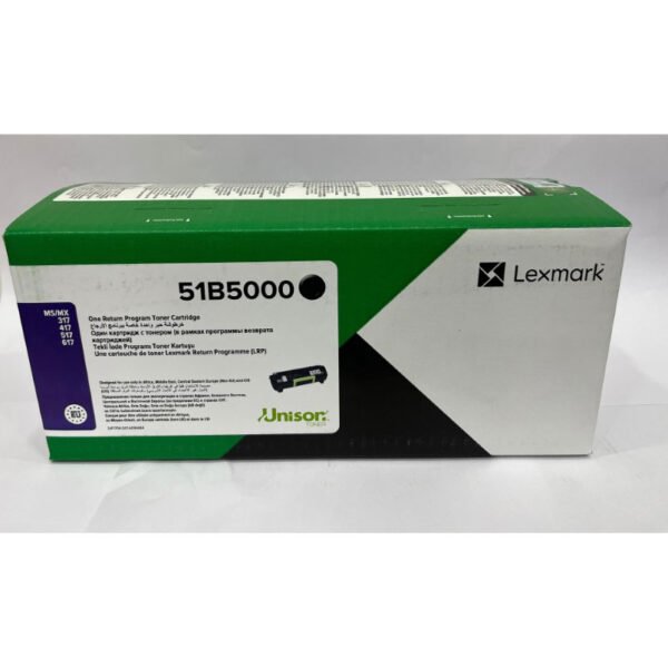 Toner Lexmark Black 51B5000