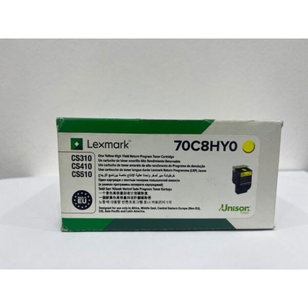 Lexmark 70C8HY0 Yellow High Yield Toner