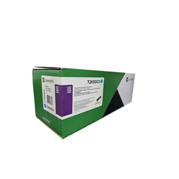 Lexmark Cyan Toner 72K50C0 For CS820de /CS820dte /CX820de /CX825de /CX860de /CX860dte Printers