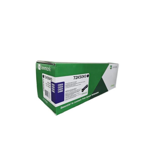 Lexmark Black Toner 72K50K0 For CS820de /CS820dte /CX820de /CX825de /CX860de /CX860dte Printers